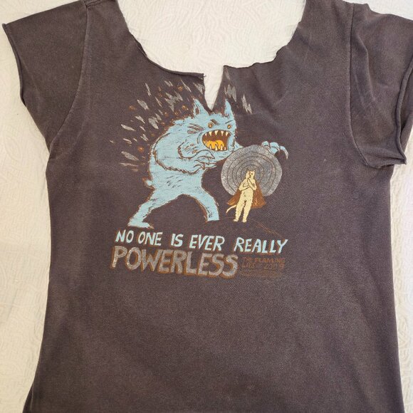 Deconstructed FLAMING LIPS POWERLESS 2009 CONCERT TOUR TEE - Picture 1 of 6
